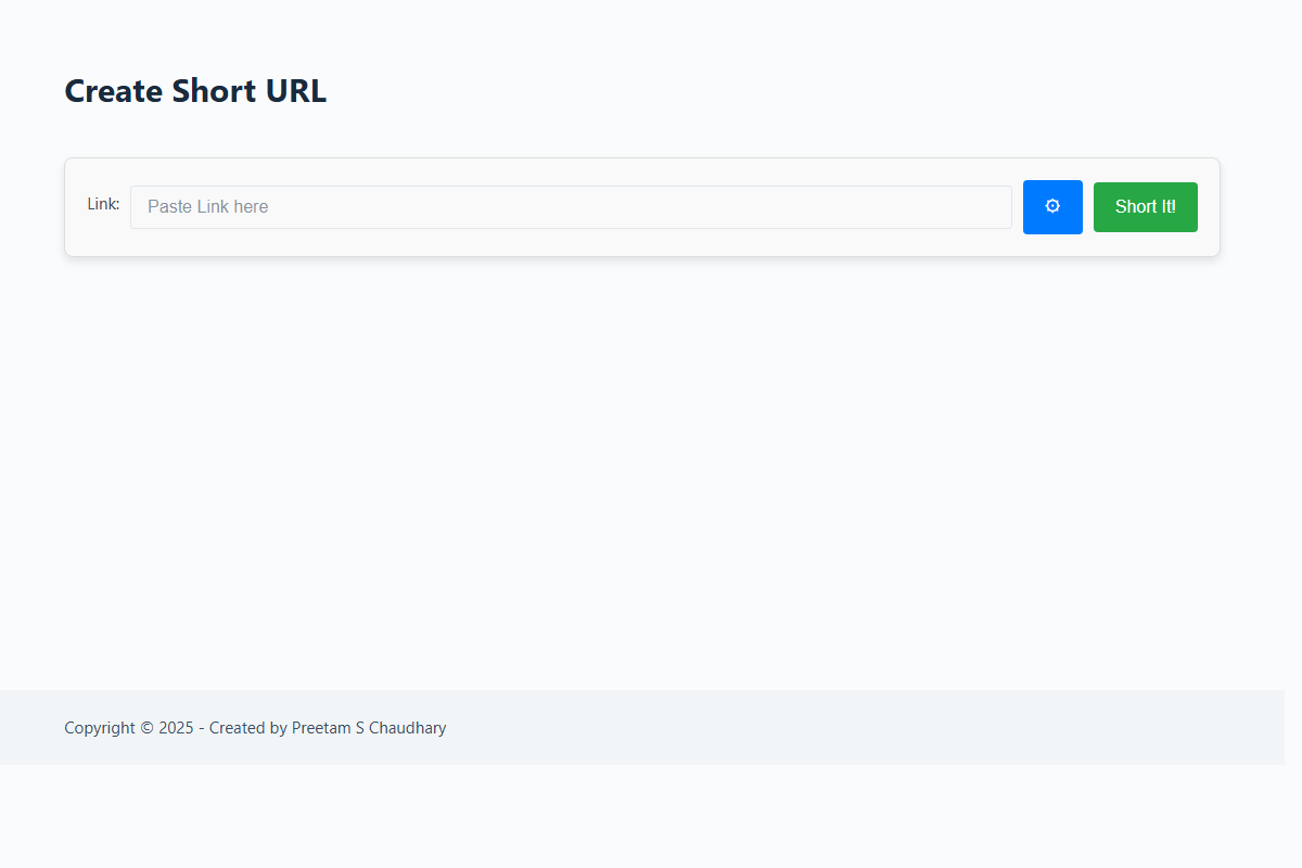 6t6.in URL Shortener Screenshot